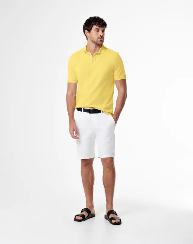 Polo slim fit amarilla sold by Gef