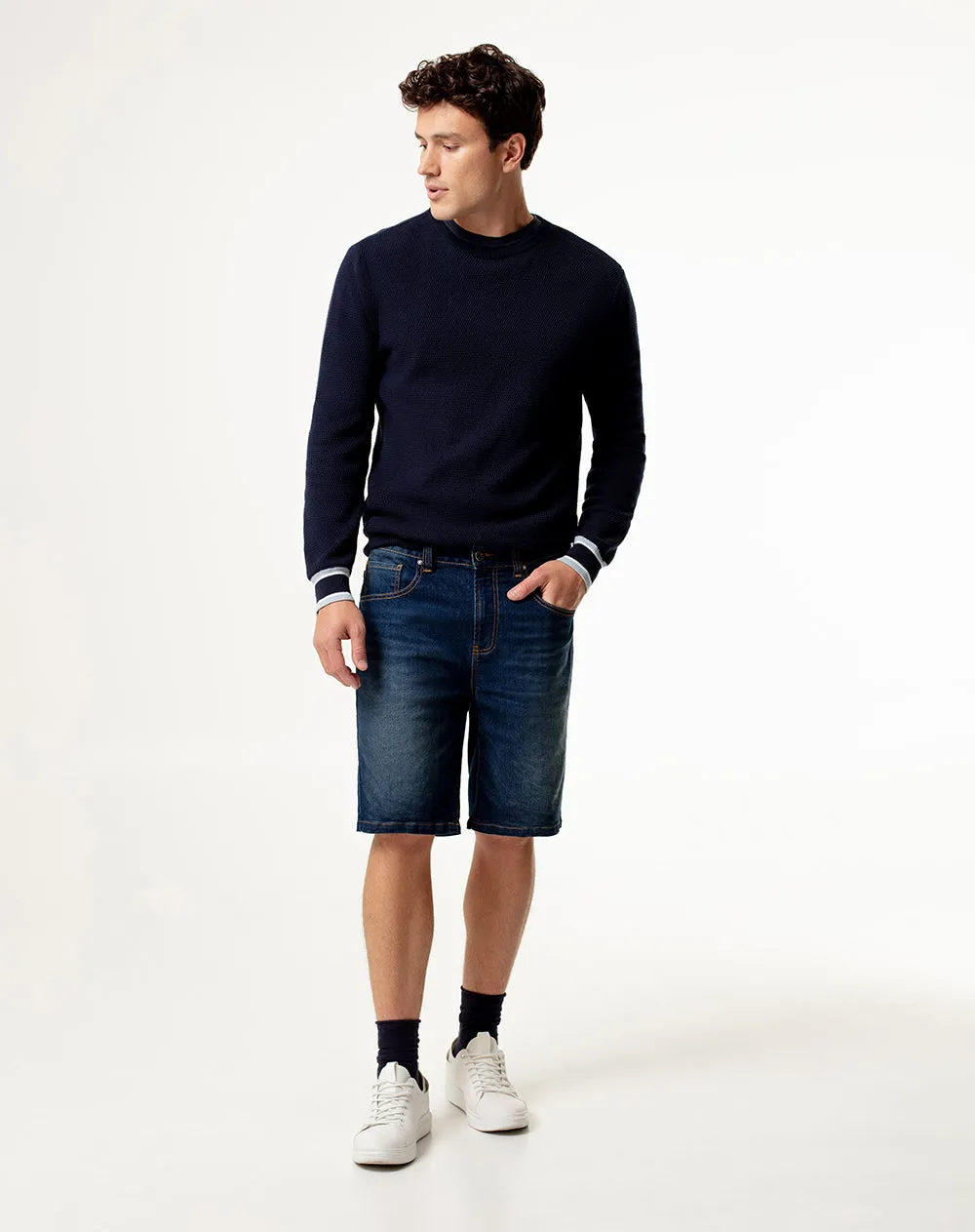 Bermuda regular fit índigo oscuro sold by Gef product image thumbnail 3