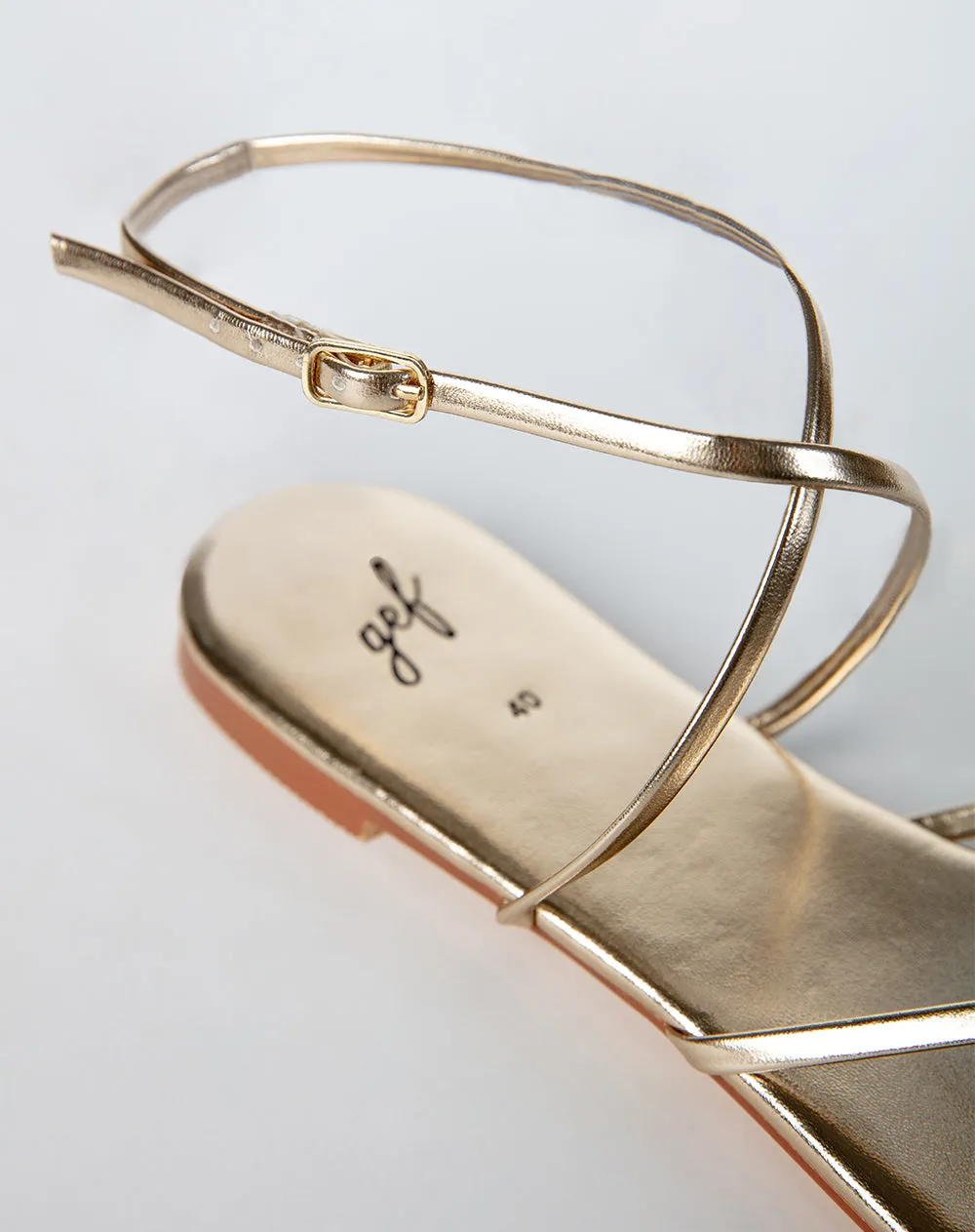 Sandalias doradas sold by Gef product image thumbnail 3