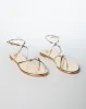 Sandalias doradas sold by Gef