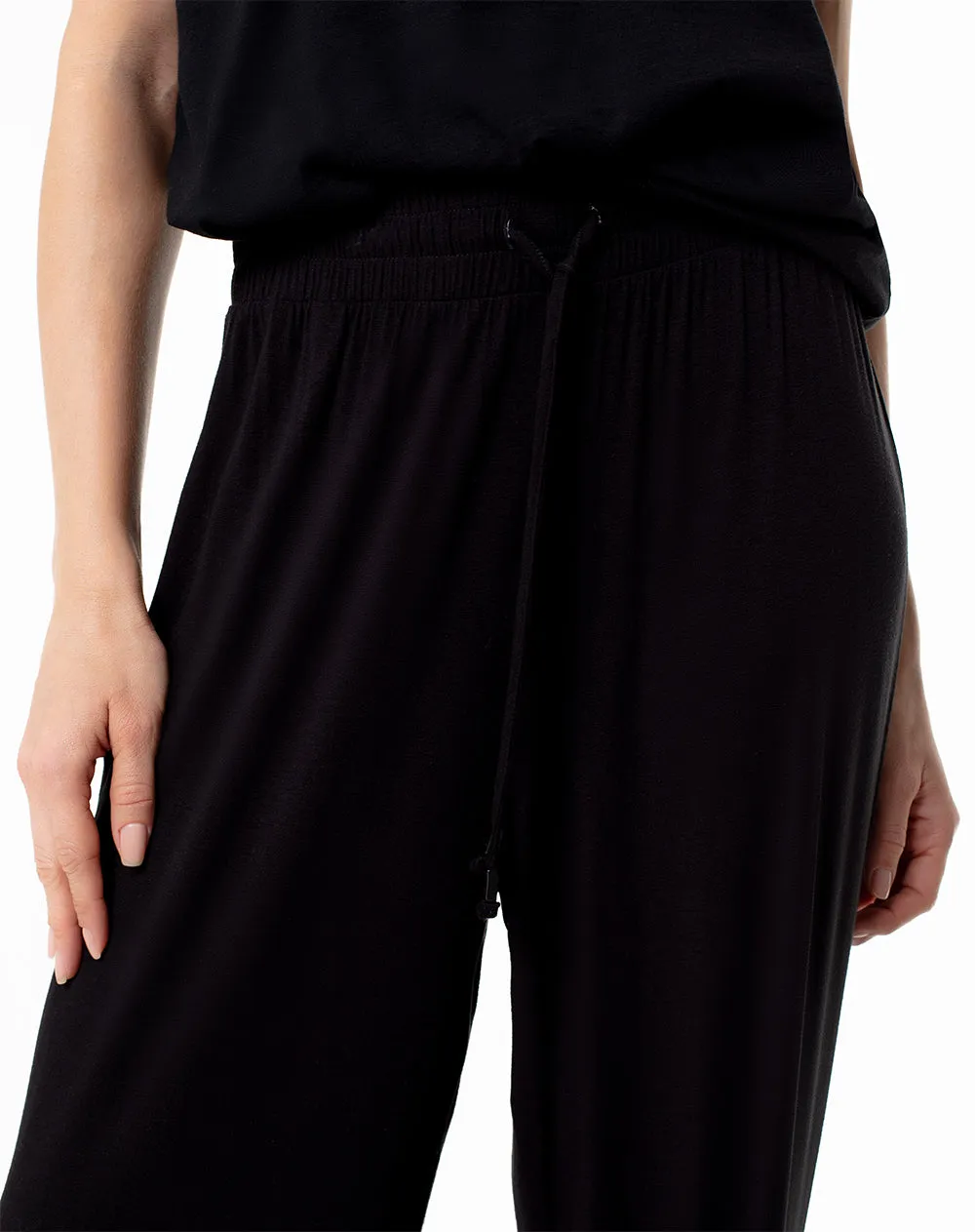 Pantalón relaxed fit tiro medio negro sold by Gef product image thumbnail 4