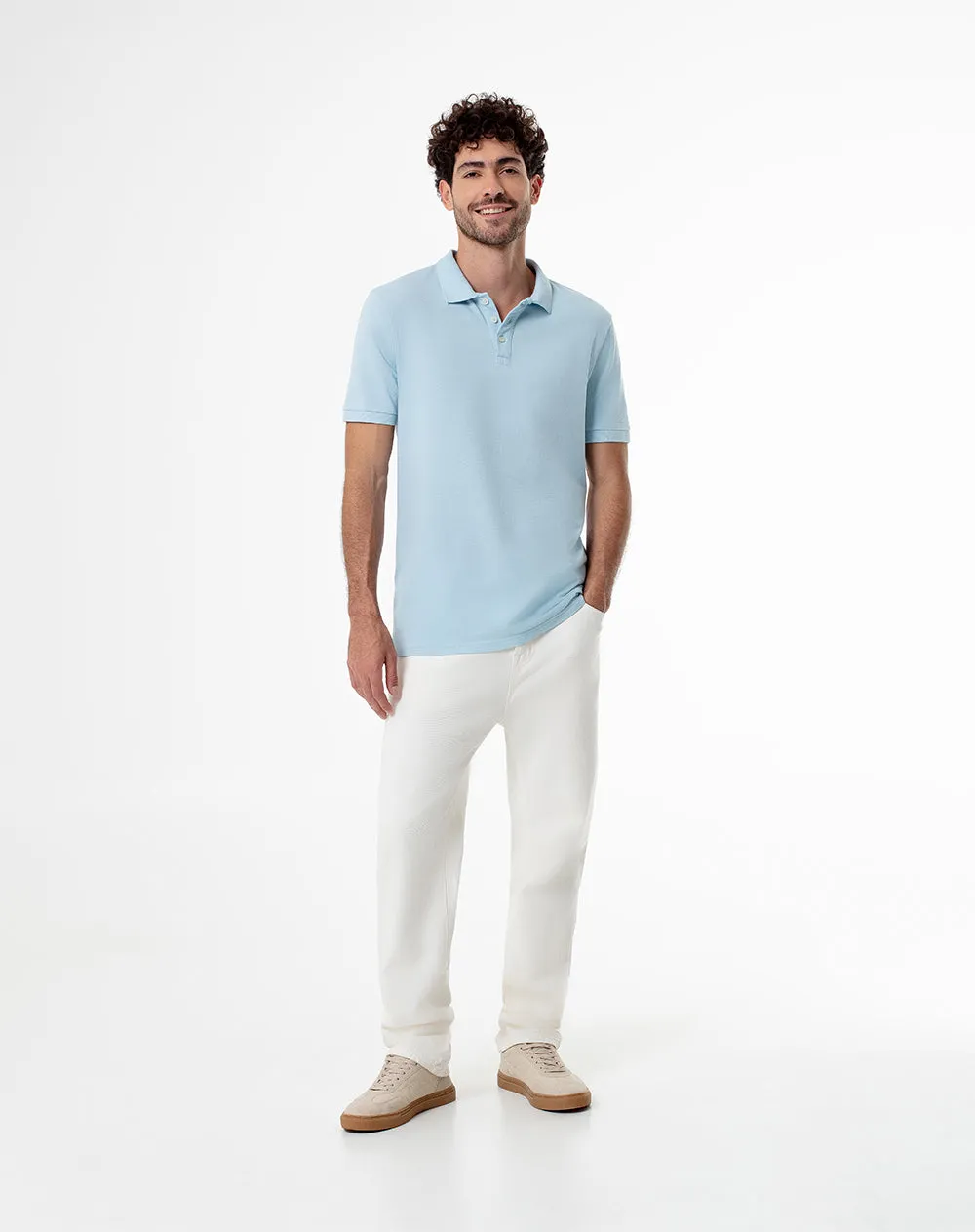 Polo slim fit azul sold by Gef product image thumbnail 4