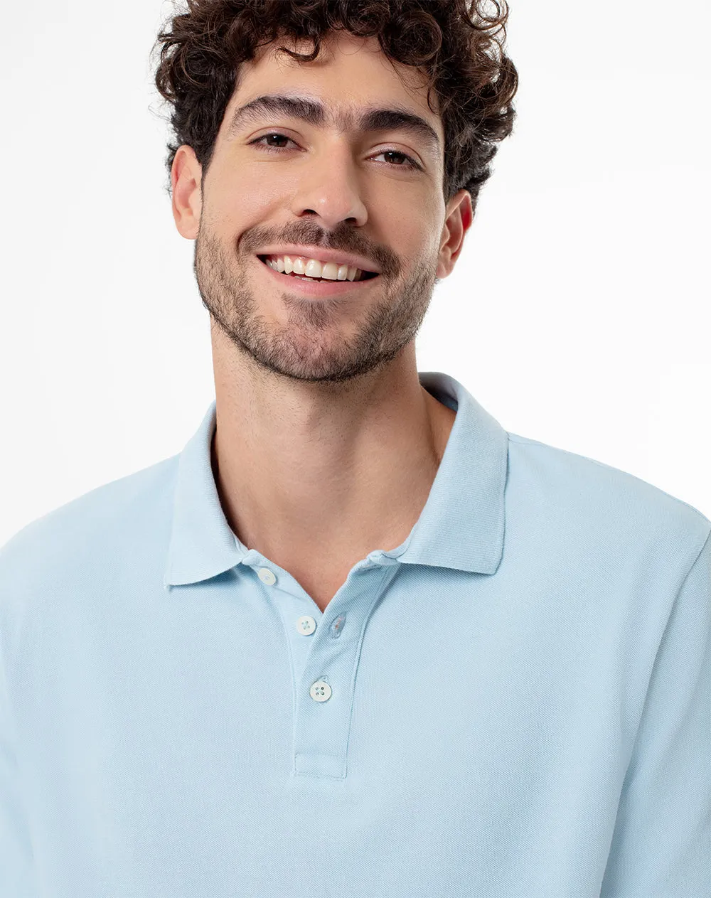 Polo slim fit azul sold by Gef product image thumbnail 3