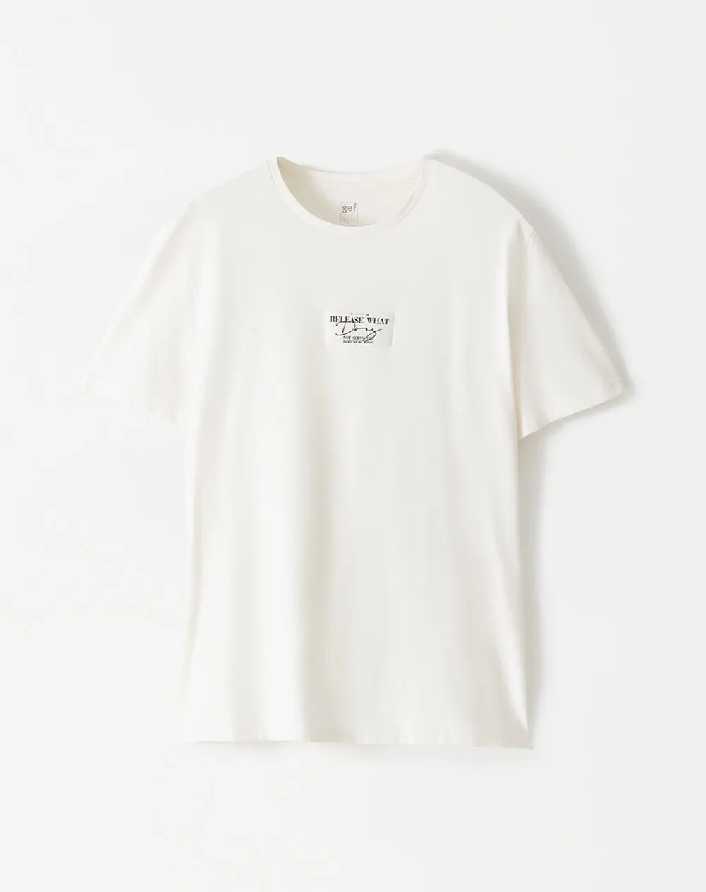 Camiseta regular algodón jersey crudo hombre sold by Gef product image thumbnail 5