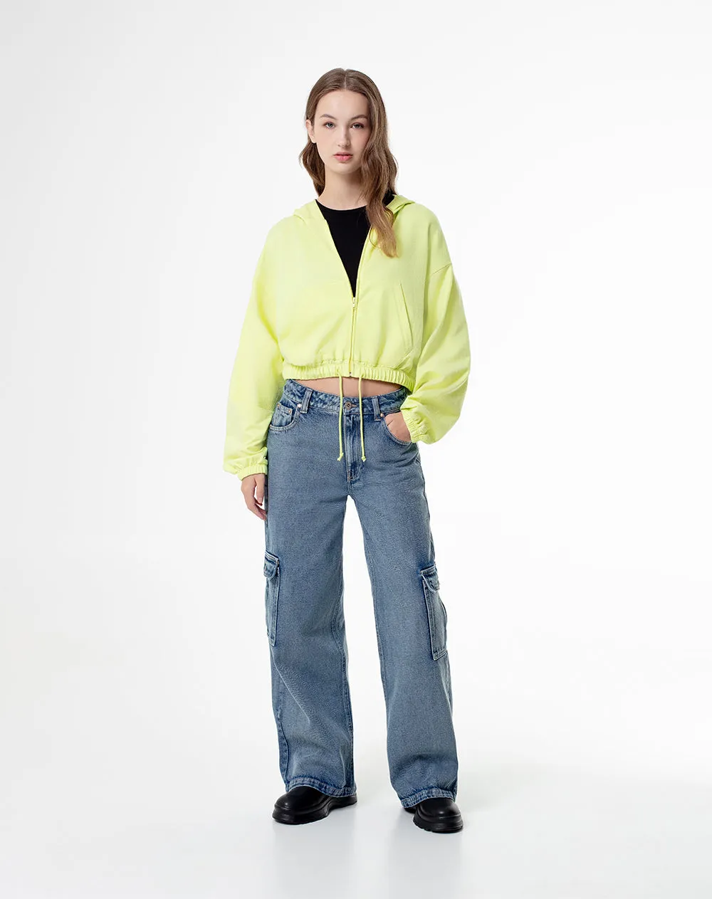 Buzo relaxed fit verde sold by Gef product image thumbnail 4