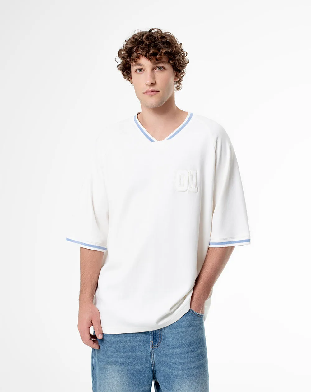 Camiseta oversize algodón habana hombre sold by Gef