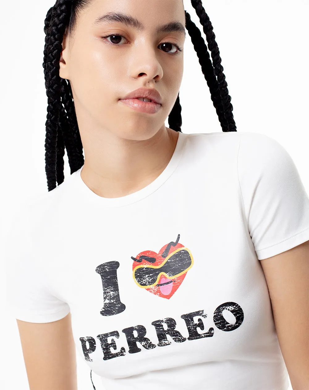 Camiseta slim fit manga corta vainilla sold by Gef product image thumbnail 3