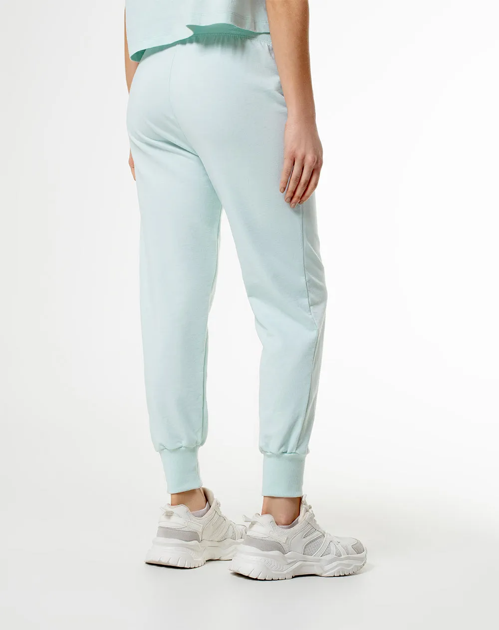 Jogger tiro medio algodón azul mujer sold by Gef product image thumbnail 2