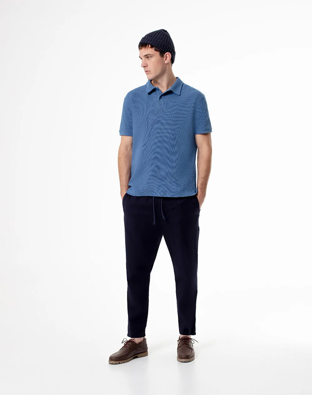 Pantalón regular drill algodón azul hombre sold by Gef