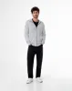 Chaqueta regular fit sin capucha gris jaspeada sold by Gef