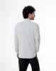 Chaqueta regular fit sin capucha gris jaspeada sold by Gef