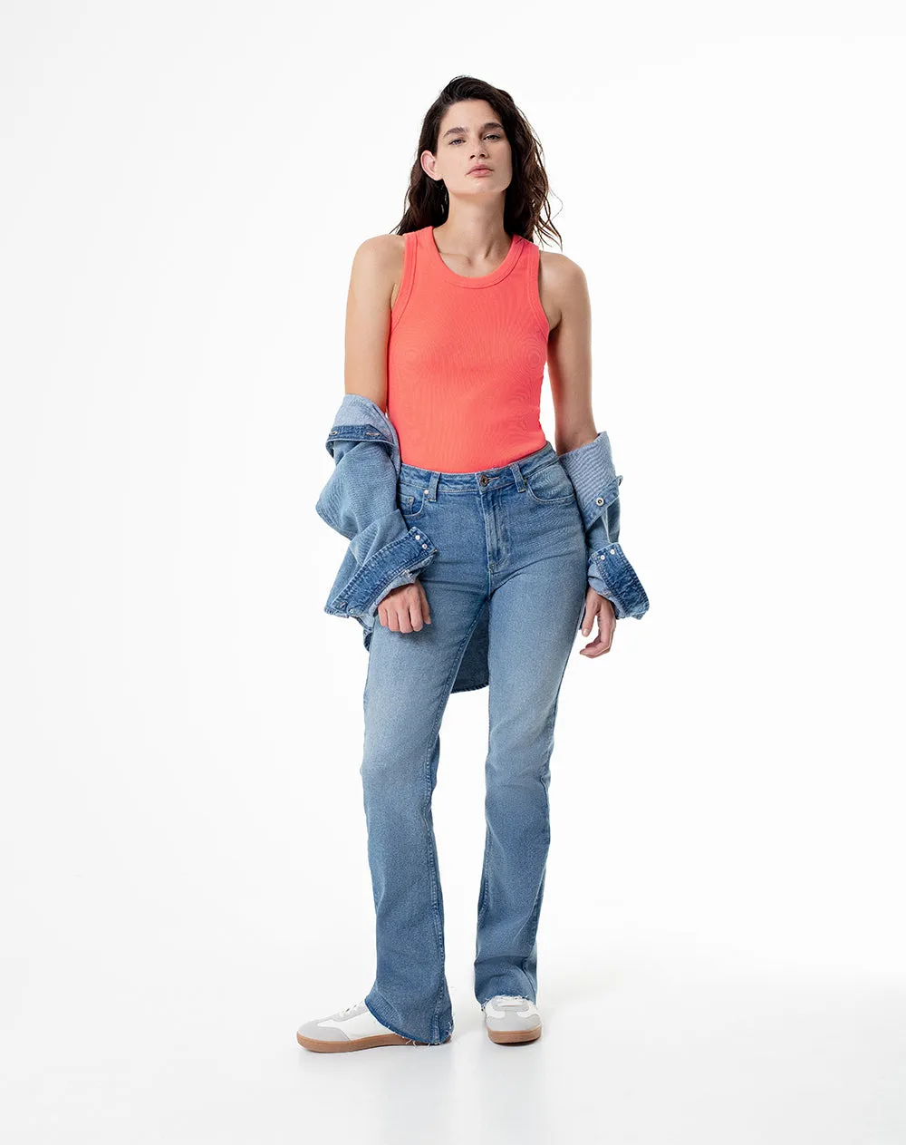 Camiseta slim fit coral sold by Gef product image thumbnail 4