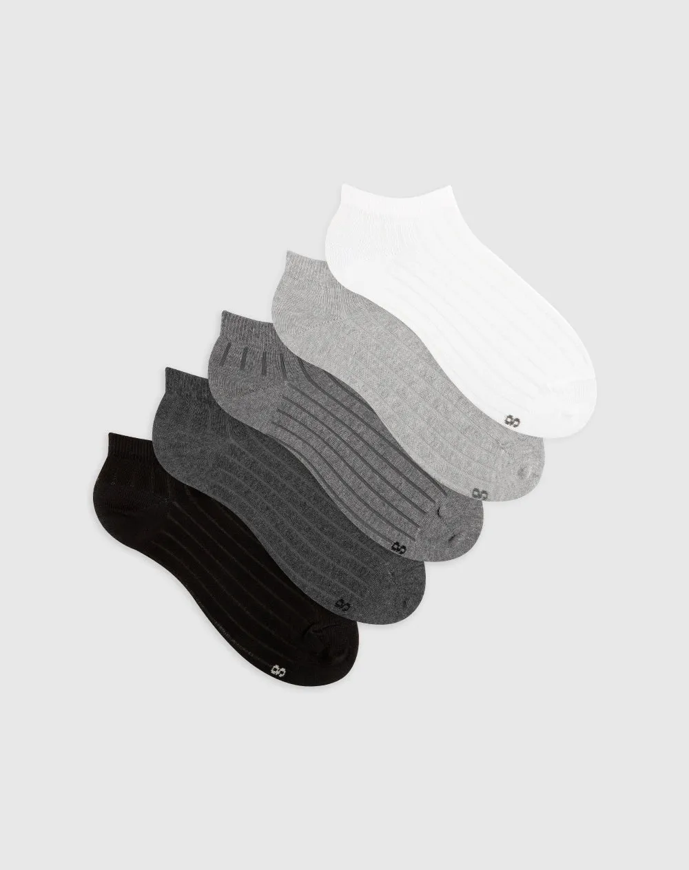 Medias mujer tobillera corta algodón pack x5 surtido sold by Gef