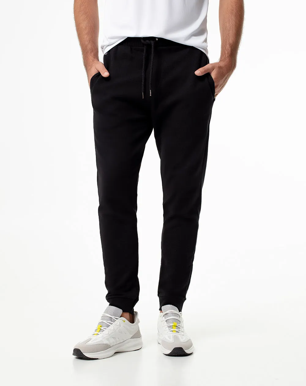 Jogger slim algodón negro hombre sold by Gef product image thumbnail 3