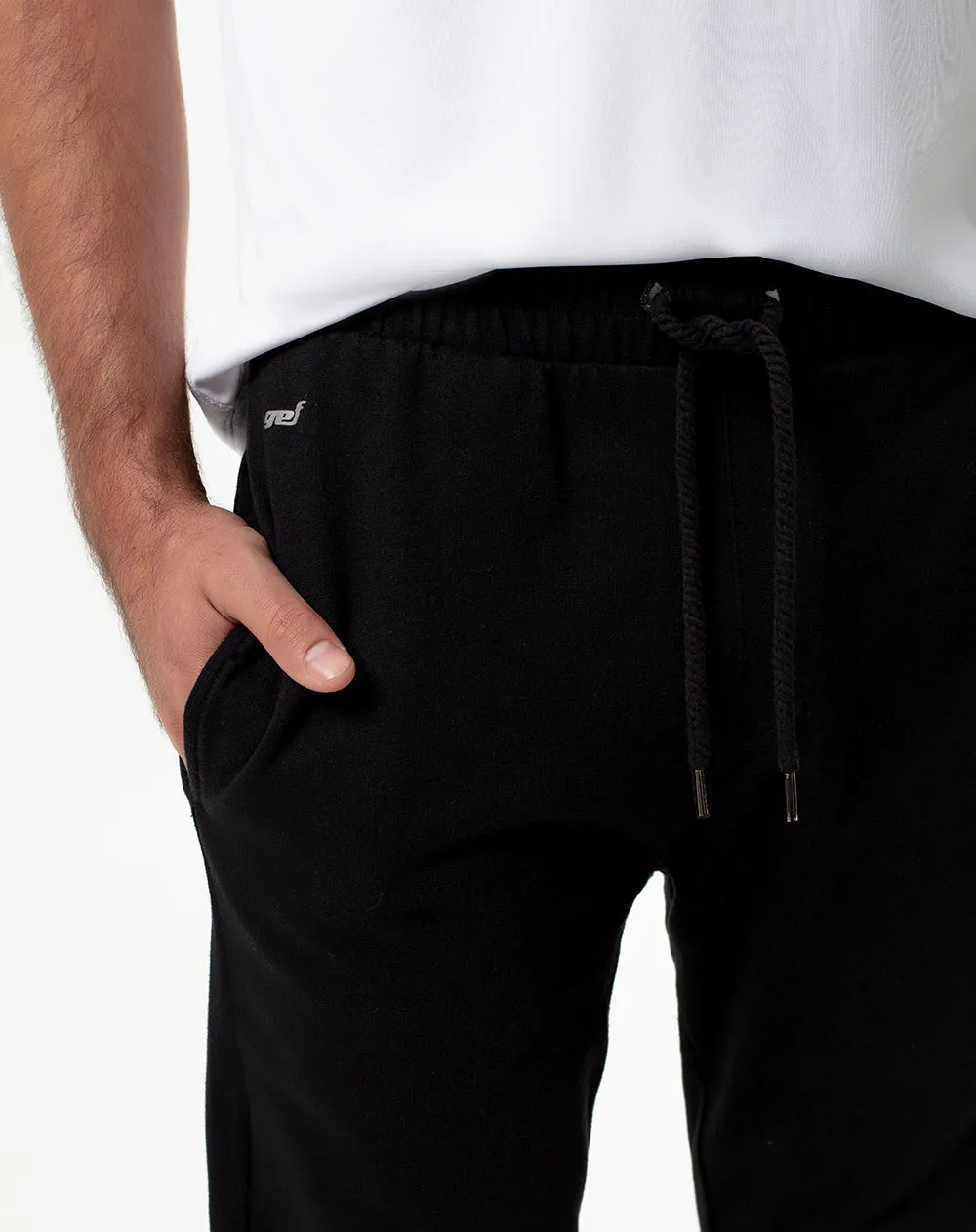 Jogger slim algodón negro hombre sold by Gef product image thumbnail 4