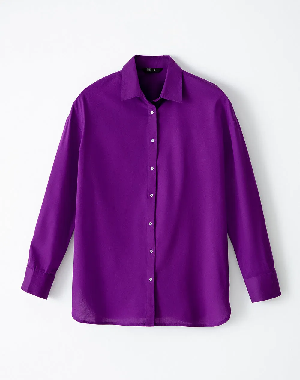 Camisa oversized fit manga larga morada sold by Gef product image thumbnail 5