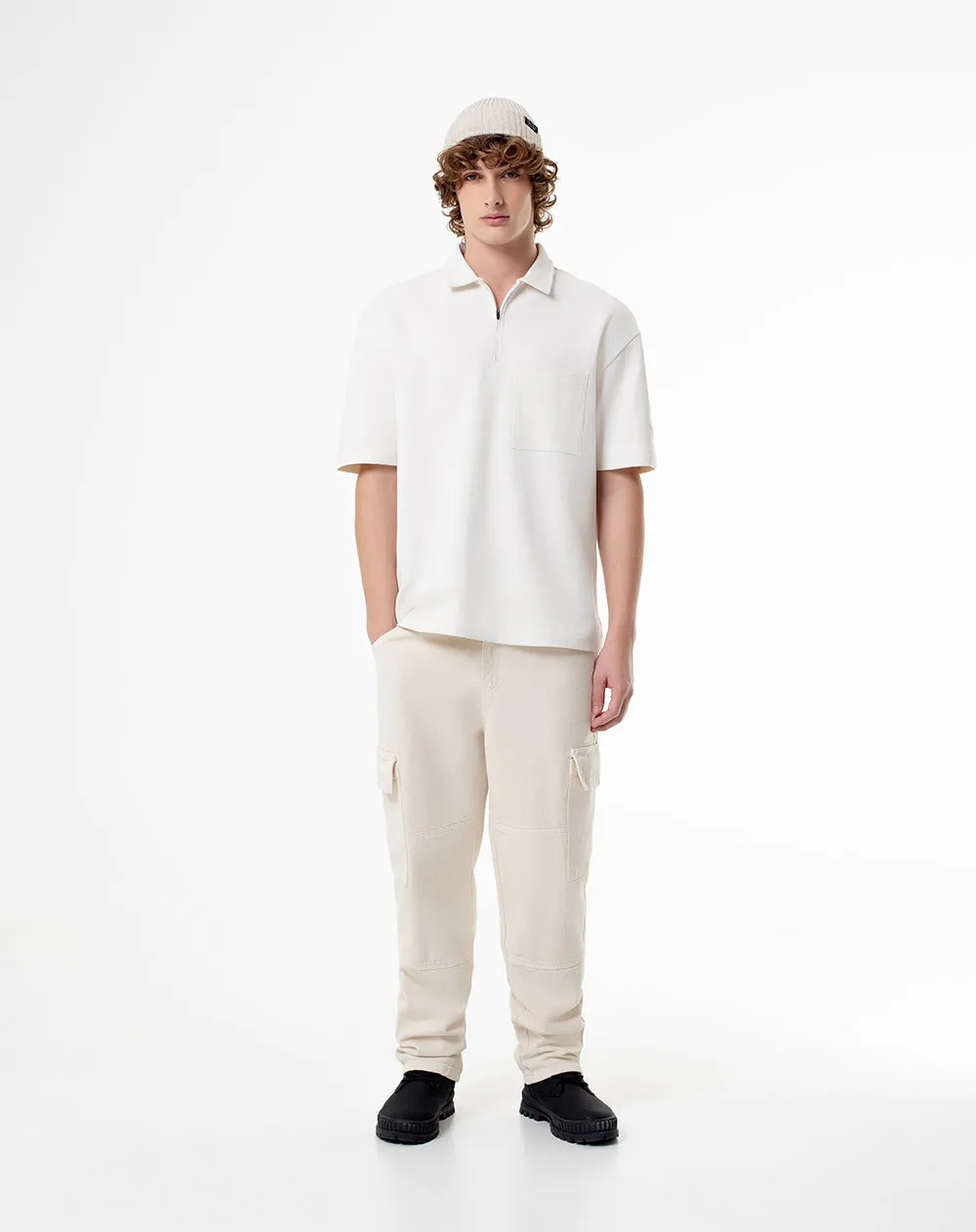 Polo regular algodón vainilla hombre sold by Gef product image thumbnail 4