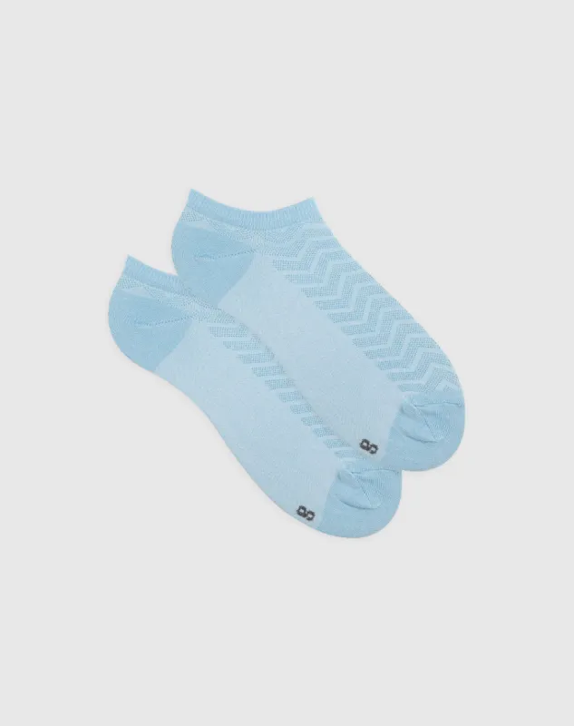 Medias mujer tobillera corta algodón azules sold by Gef