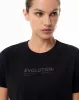 Camiseta Lite cropped fit manga corta negra sold by Gef