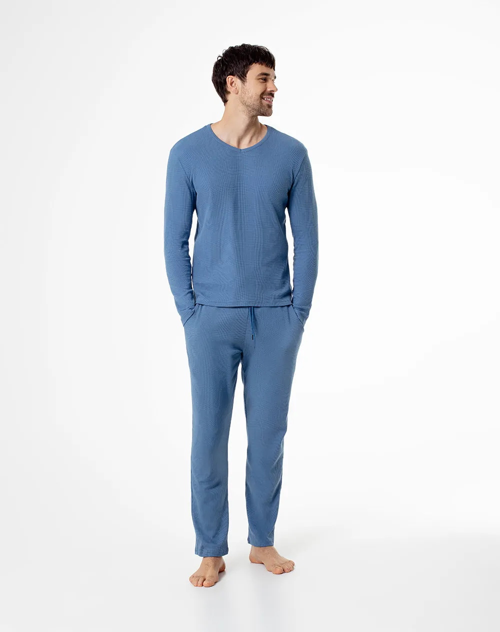 Camibuzo relax algodón azul hombre sold by Gef product image thumbnail 4