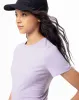 Camiseta crop slim algodón lila mujer sold by Gef