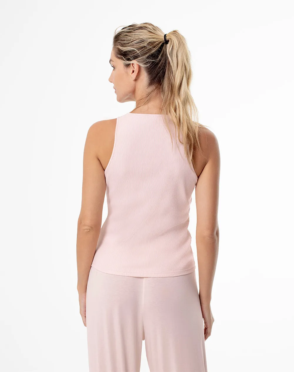 Camiseta esqueleto slim rib algón rosa mujer sold by Gef product image thumbnail 2