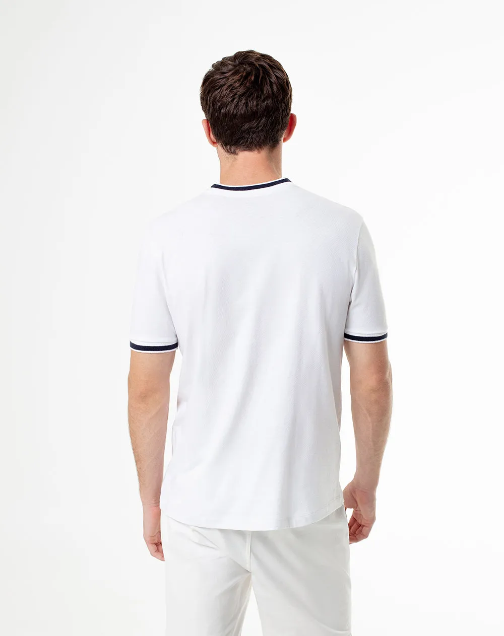 Camiseta regular algodón jersey azul hombre sold by Gef product image thumbnail 2