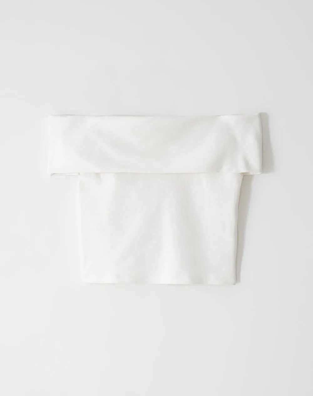 Top off-shoulder slim algodón blanca mujer sold by Gef product image thumbnail 5