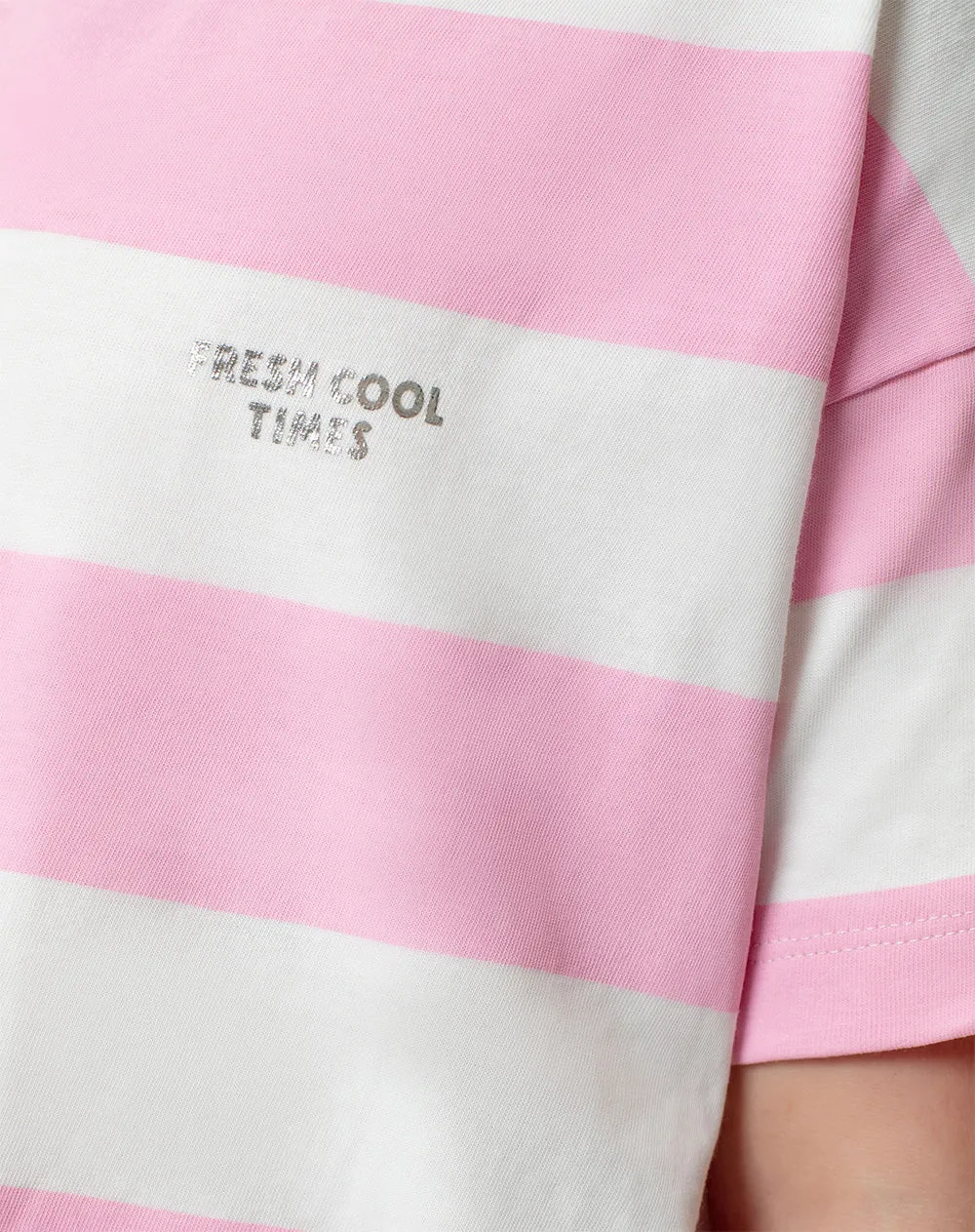 Camiseta regular algodón rayas niña sold by Gef product image thumbnail 3