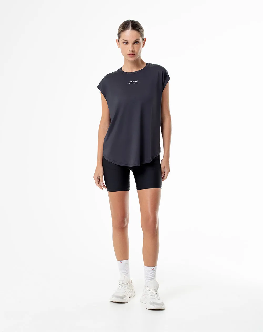 Camiseta deportiva secado rápido negra mujer sold by Gef product image thumbnail 4