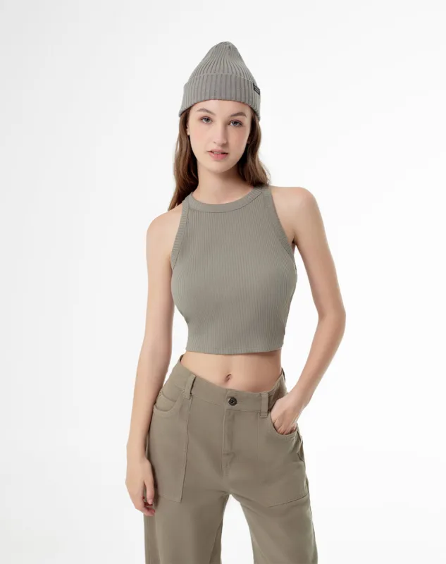 Camiseta cropped fit verde sold by Gef
