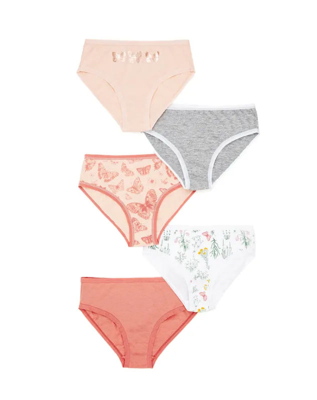 5 pantys clasico en punto tiro medio surtido sold by Gef