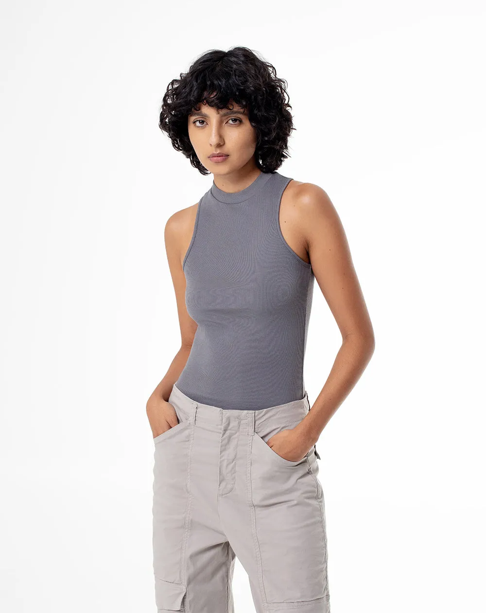 Camiseta Lonut fitted fit gris sold by Gef