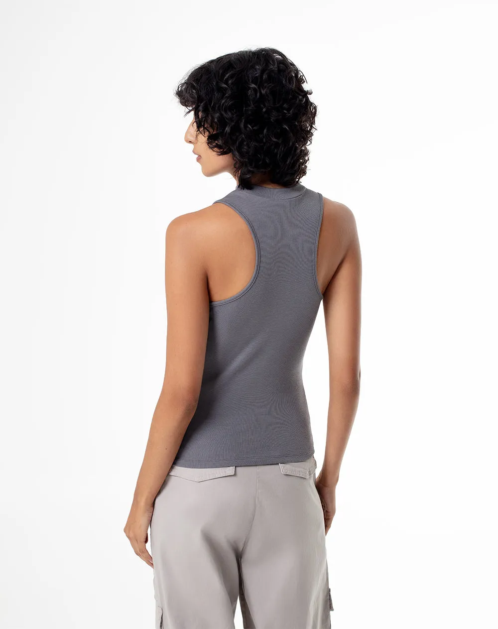 Camiseta Lonut fitted fit gris sold by Gef product image thumbnail 2