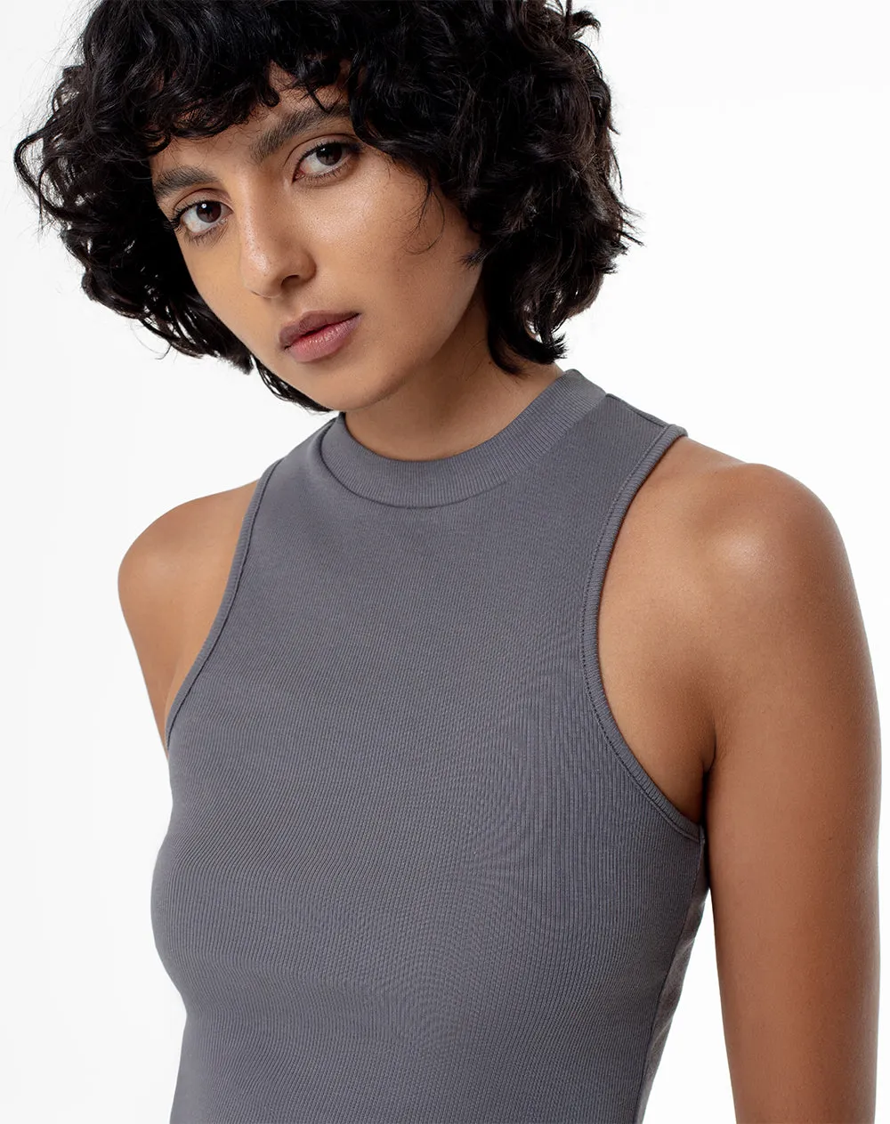 Camiseta Lonut fitted fit gris sold by Gef product image thumbnail 3