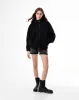 Chaqueta regular fit sin capucha negra sold by Gef