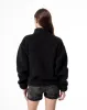 Chaqueta regular fit sin capucha negra sold by Gef
