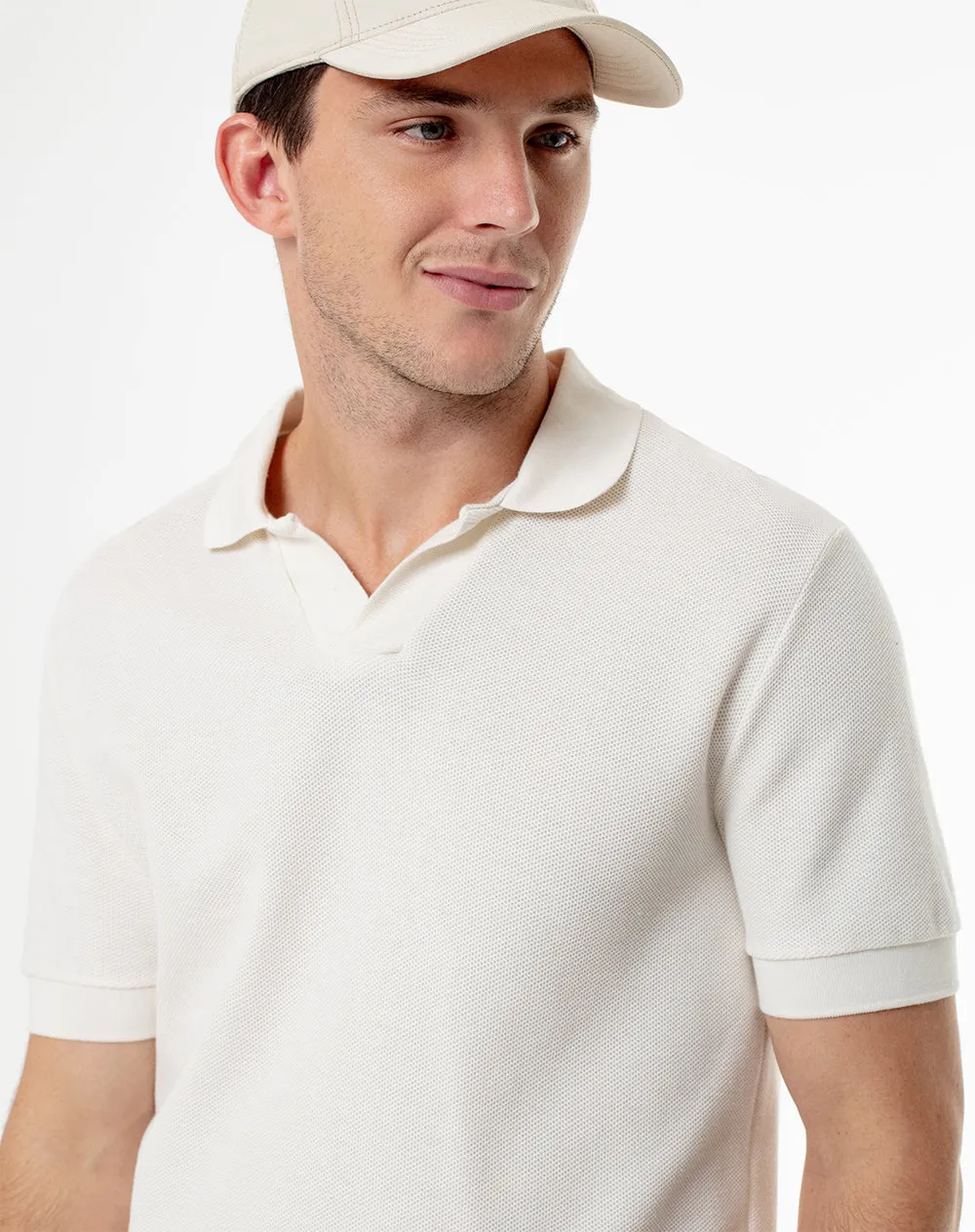 Polo regular algodón vainilla hombre sold by Gef product image thumbnail 3