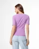 Camiseta fitted fit manga corta violeta sold by Gef