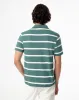 Polo slim fit verde con rayas sold by Gef