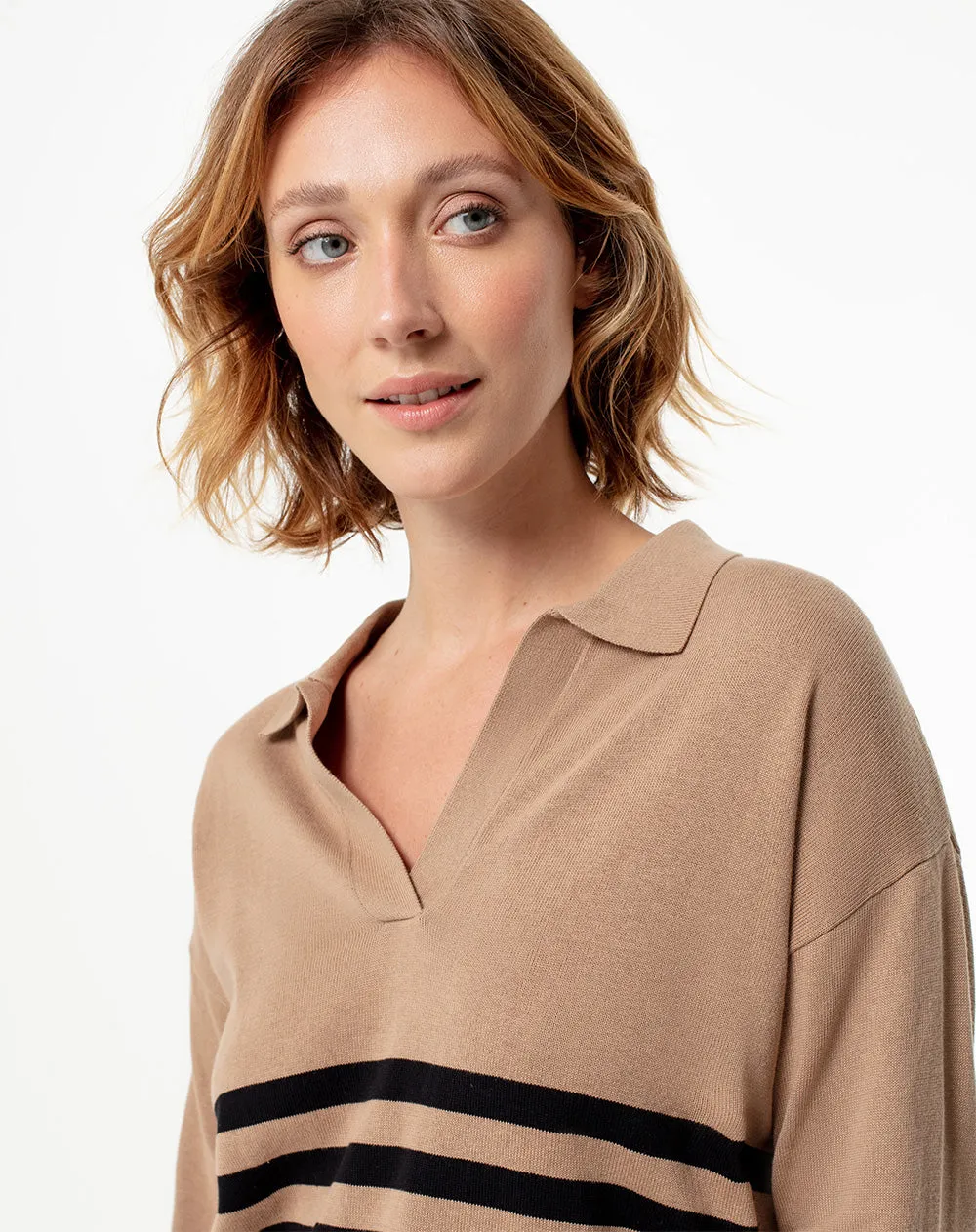 Buzo regular fit negro rayas sold by Gef product image thumbnail 3