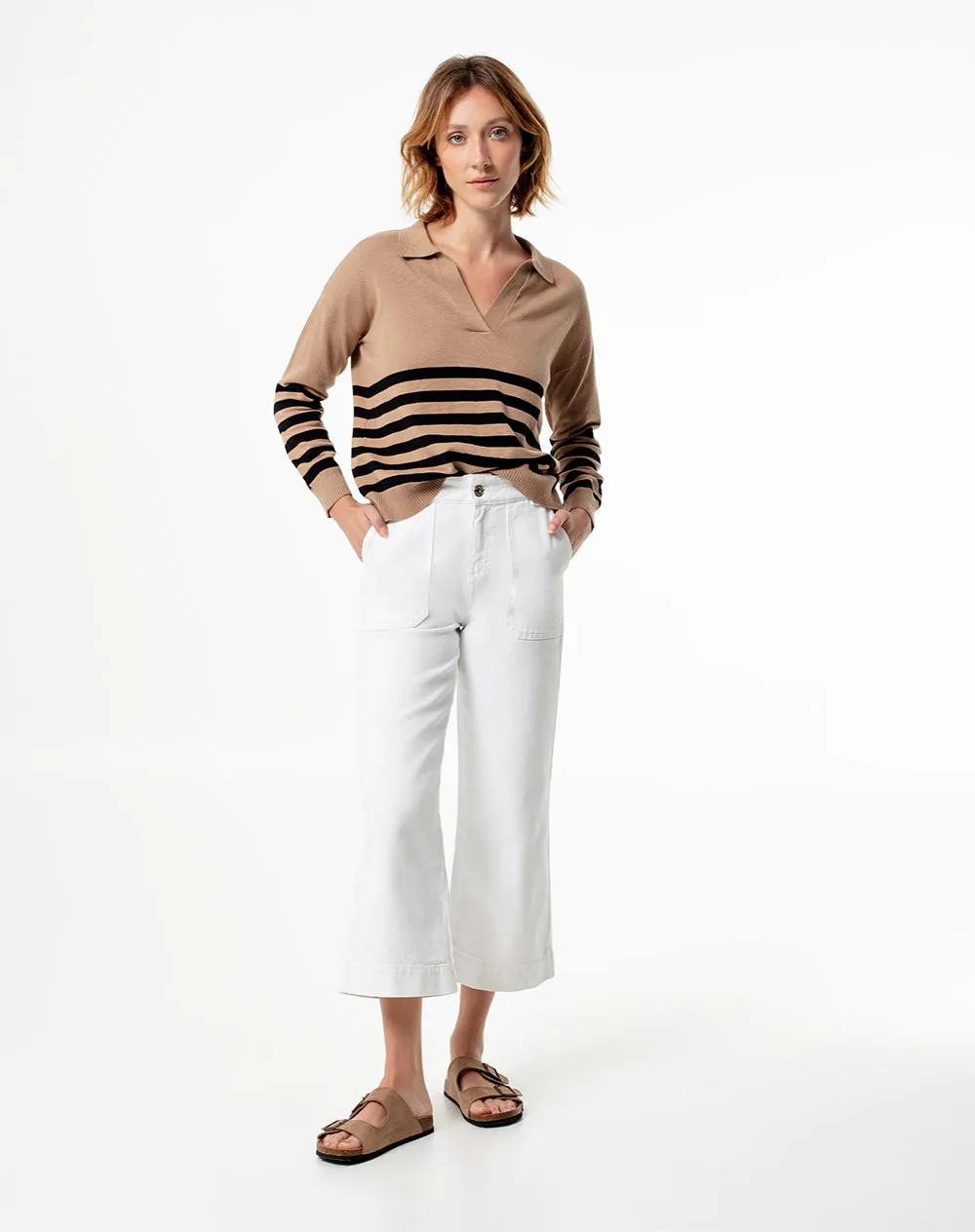 Buzo regular fit negro rayas sold by Gef product image thumbnail 4