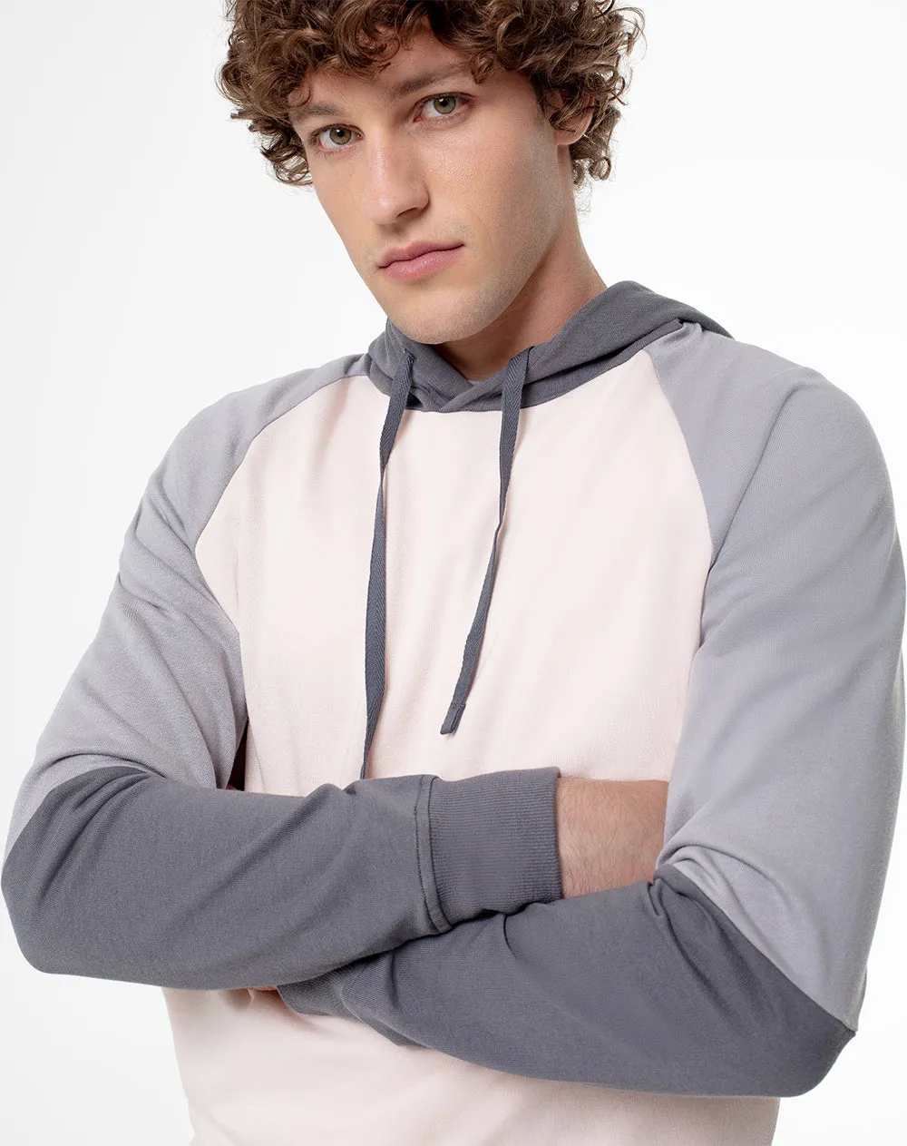 Buzo relax tipo hoddie algodón gris hombre sold by Gef product image thumbnail 4