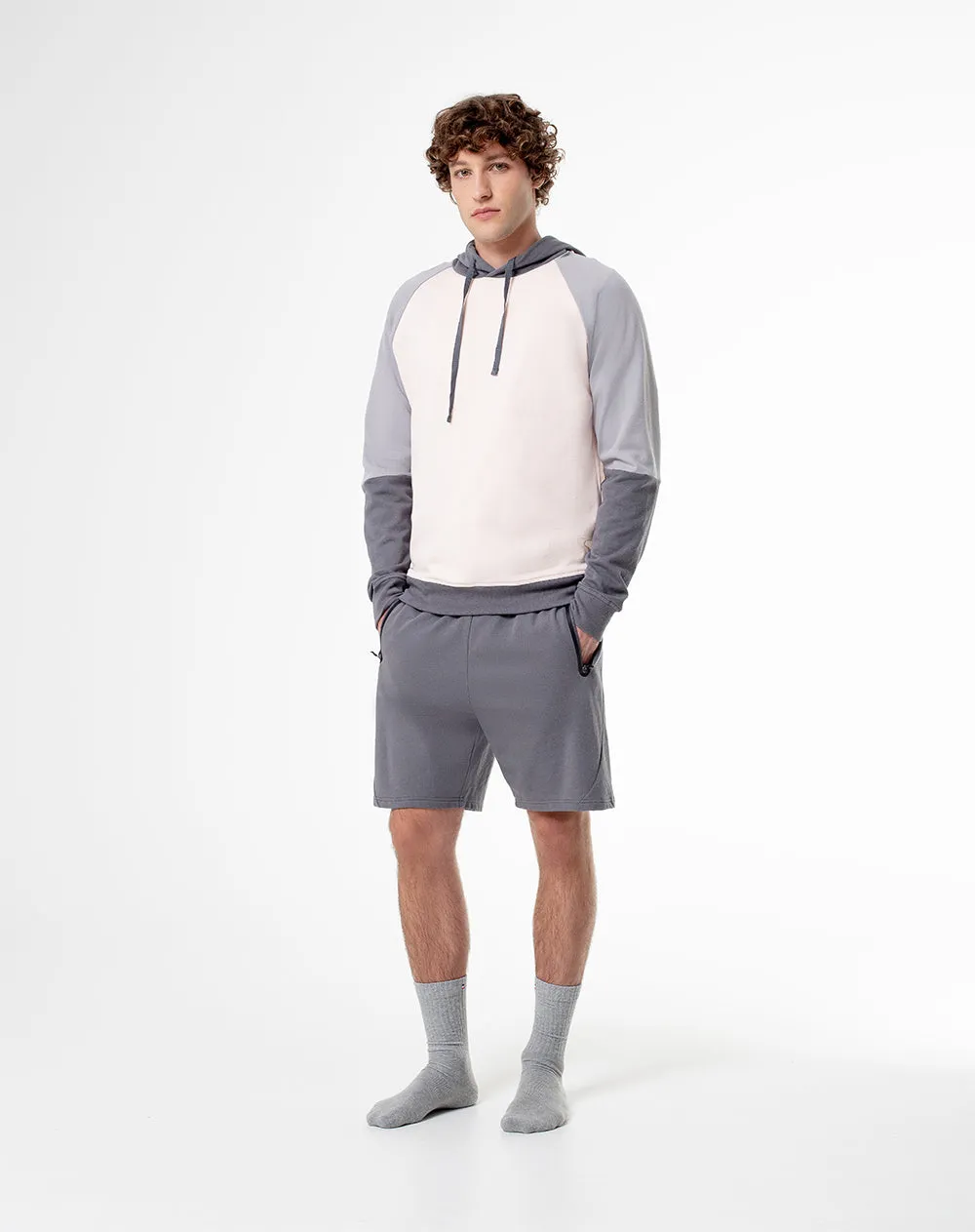 Buzo relax tipo hoddie algodón gris hombre sold by Gef product image thumbnail 3