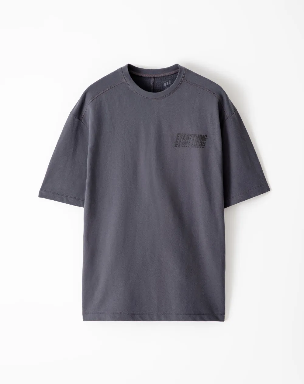 Camiseta oversized algodón gris hombre sold by Gef product image thumbnail 5