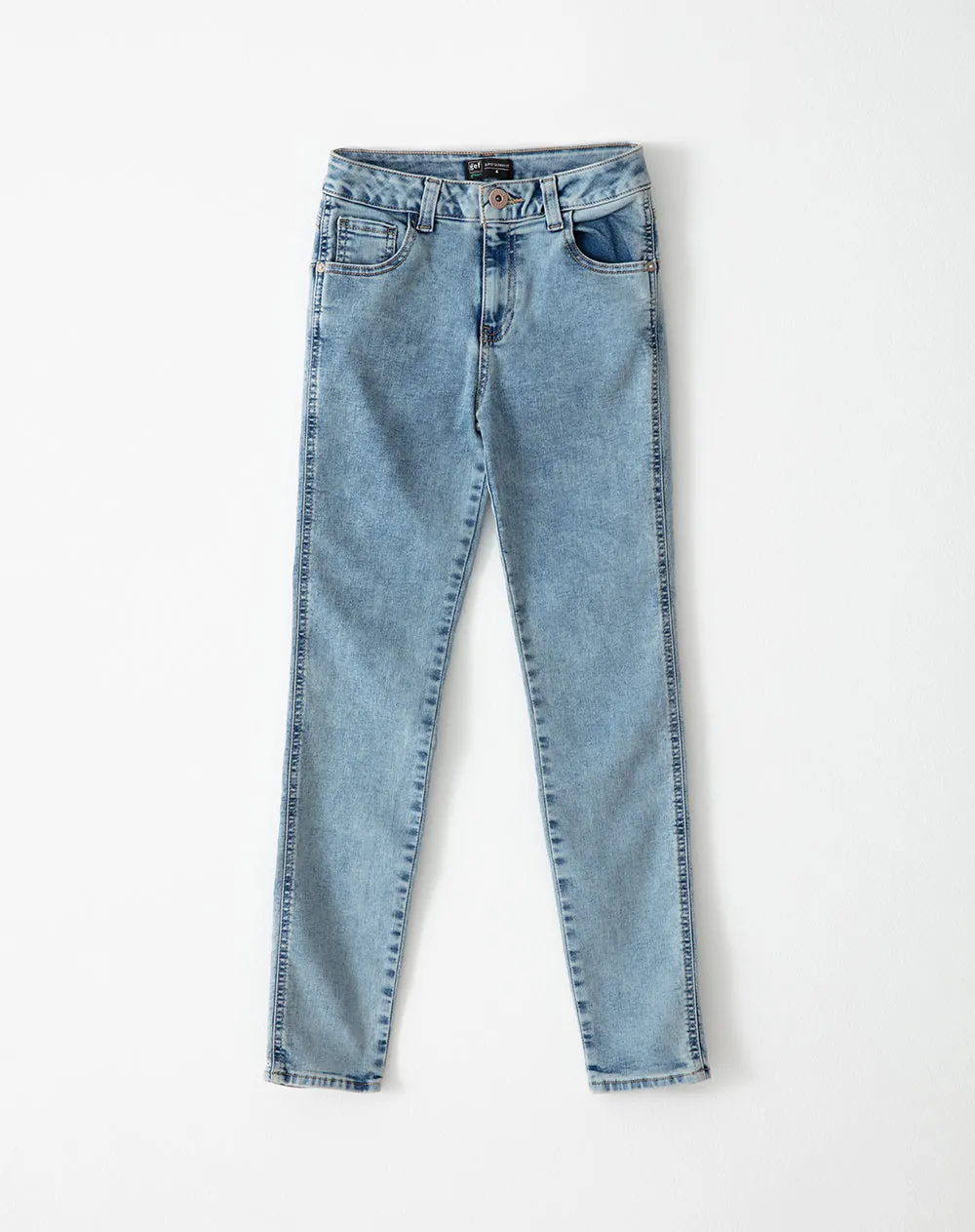 Jean skinny fit tiro medio indigo claro sold by Gef product image thumbnail 5