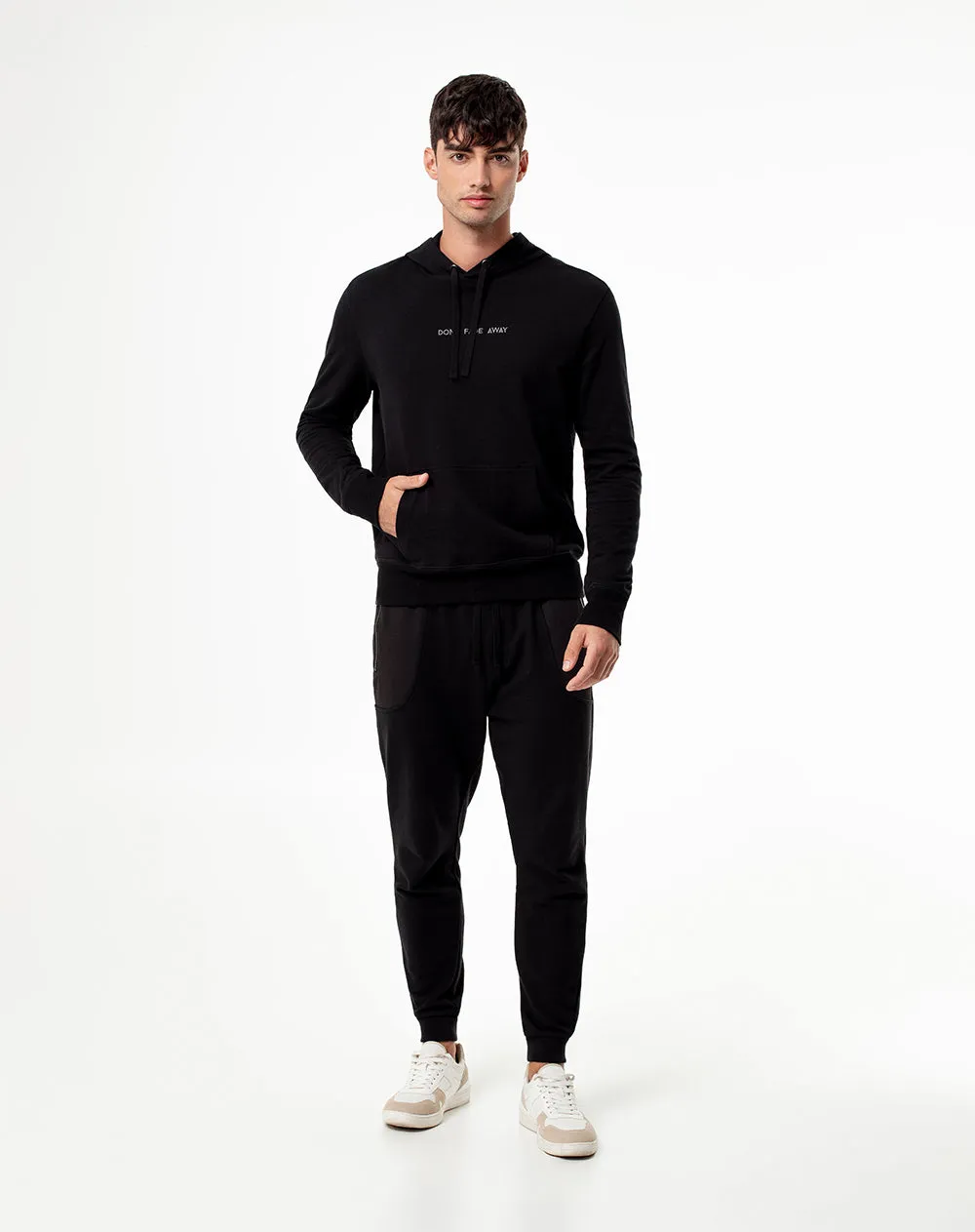 Buzo tipo hoddie algodón negro hombre sold by Gef product image thumbnail 4