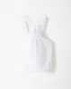 Crop top slim rib algodón blanco mujer sold by Gef