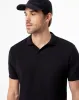 Polo regular fit negra sold by Gef