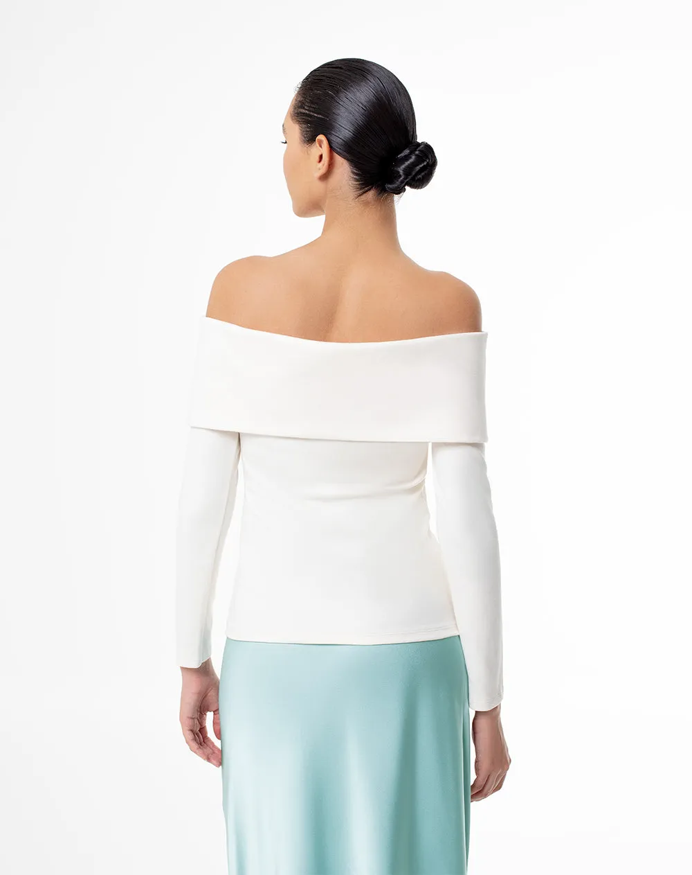 Camiseta fitted fit manga larga vainilla sold by Gef product image thumbnail 2